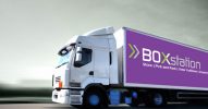 Boxstation branded lorry
